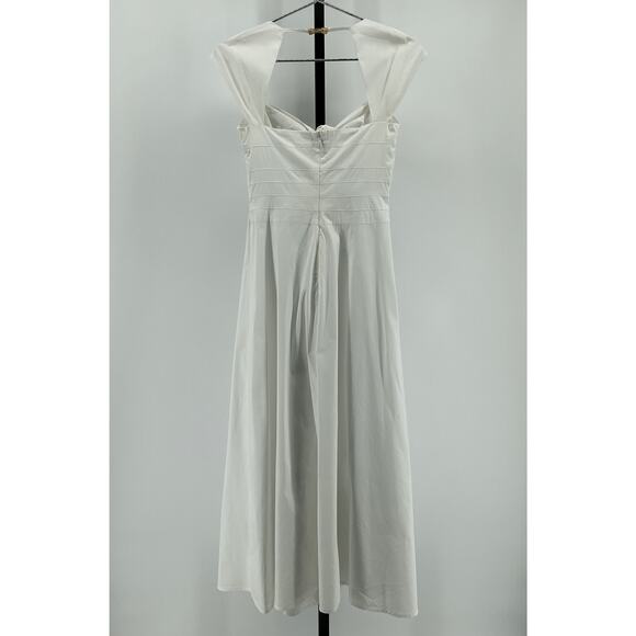 Cult Gaia 'Magnolia' White Silk Dress Size 0 - Picture 5 of 8